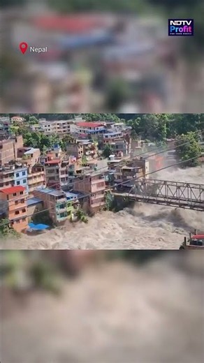 Nepal Flash Flood Horror: Houses And Bridge Swept Away In Seconds