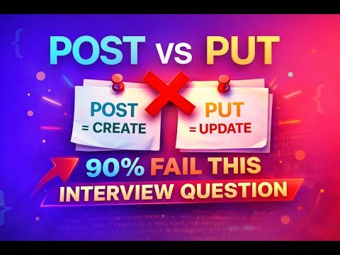 POST vs PUT Explained (The API Interview Trap Most Developers Fail)