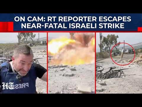 Shocking Video: Israeli Missile Nearly Hits RT Journalist Mid-Broadcast In Lebanon | Watch, War, IDF
