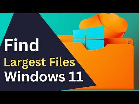 How to Find Large Files Taking Space in Windows 11