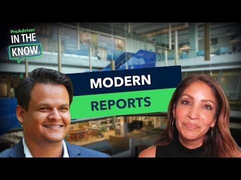 New product feature demo: Modern reports