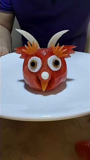 Fun & Cute Tomato Teddy Bear Design# Handcrafted Tomato Teddy Bear Food Art#Kitchen Skills#