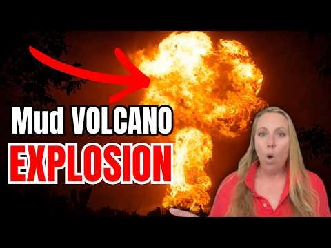 Like a NUCLEAR EXPLOSION ! Colombia Mud Volcano explodes violently near Critical Infrastructure