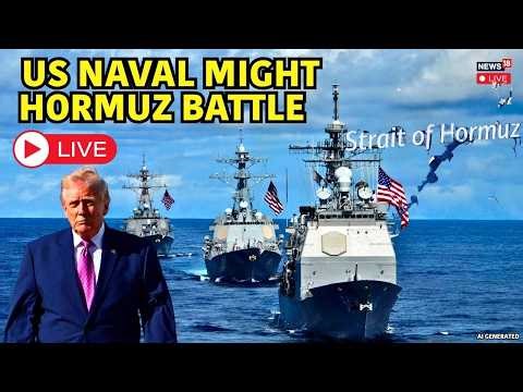 LIVE | Trump's Navy Bombshell On Iran | US Naval Blockade in Strait of Hormuz Begins | Iran Us War