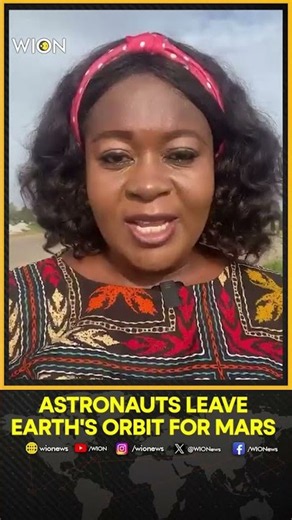 Astronauts Leave Earth Orbit for Historic Journey to Mars | WION Shorts
