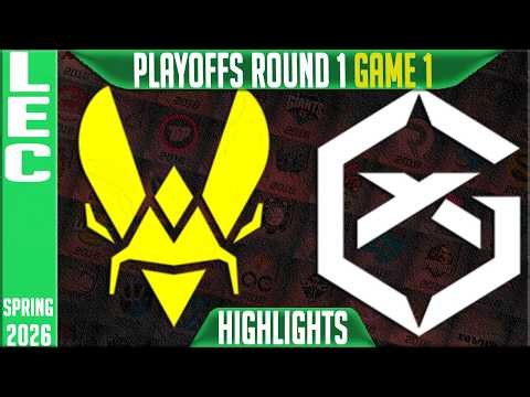 VIT vs GX Highlights Game 1 | LEC Spring 2026 Playoffs | Team Vitality vs GiantX G1
