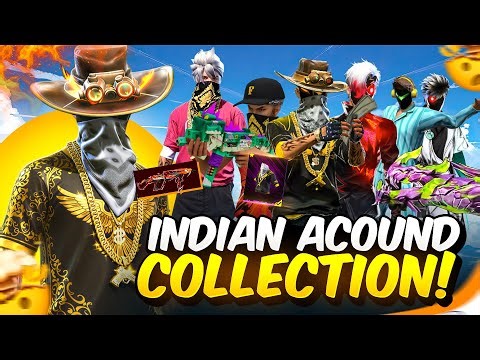 My Indian Server Free Fire Account Collection Reveal || ZISAN VAI YT ‪@BD71_ZISAN‬