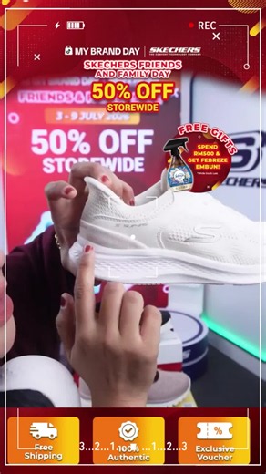 Skechers Women Slip-Ins Sport Skech-Lite Pro 2.0 Smooth Current Casual Shoes - 150623-NAT Air-Cooled Memory Foam Kasut Sneaker, Perempuan