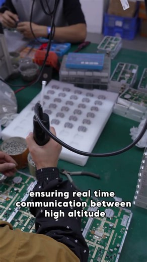 The signal amplifiers are currently in production. #signal #dji #drone#factory