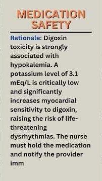 Digoxin Toxicity Test 🔥 | Only Smart Nurses Get This NCLEX 2026 Question Right