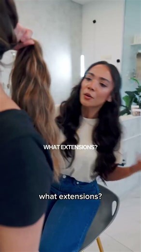 Extensions that blend perfectly with your hair. ✨