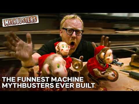 This Rube Goldberg Machine's Powered ONLY By Mentos and Soda? | MythBusters