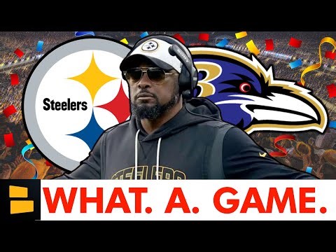 WHAT. A. GAME. - Steelers WIN 26-24 vs. The Ravens In Week 18, Crowned AFC North Champions!