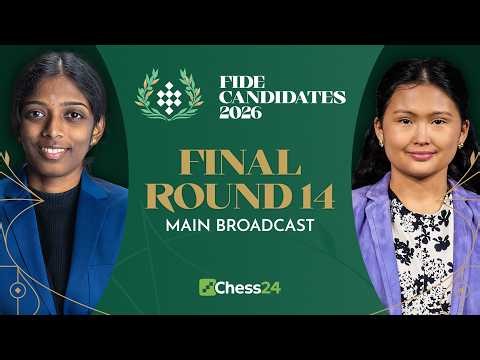 FIDE Candidates 2026: All Eyes On Women As Vaishali, Bibisara, Zhu All Fight To Win! FINAL Rd 14