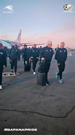 Bafana Bafana have landed in Marrakech, Morocco, ahead of the 2025 Africa Cup of Nations in the coming days!!! It was a long journey from Johannesburg, but we are here now and raring to go!! #BafanaPride @10bet_ZA @CastleLagerSA @HonorAfrica @SABC_Sport @Shield_ZA