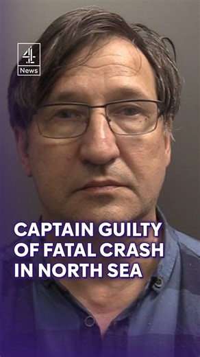 The Russian captain of a container ship that crashed into a US oil tanker off the Yorkshire coast last year has been found guilty of causing the death of a crew member. Prosecutors said the vessel was on a collision course for more than 30 minutes, during which Vladimir Motin took no action to prevent the crash, triggering fires on both ships. #OilTanker #Explosion Channel4News | Channel 4 News