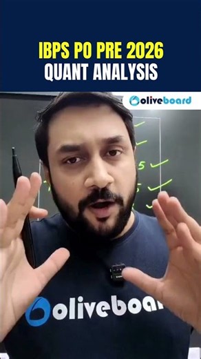 IBPS PO Analysis 2026 Quant Section #oliveboard #ibpspoanalysis #quant #shorts