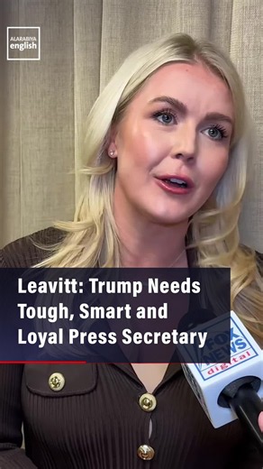 Karoline Leavitt: Why the White House Press Secretary Role 'Was Not For' Katie Zacharia