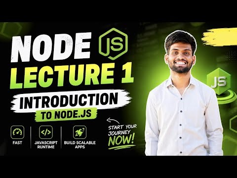 Node.js Tutorial #1 | Introduction to Node.js for Beginners 🚀