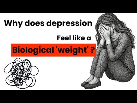 🧠 Why does depression feel like a biological 'weight'? #science #biologicalsystems #deepprocessor