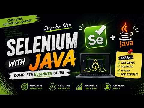 Selenium with Java Tutorial | Beginner Guide | Automation Testing
