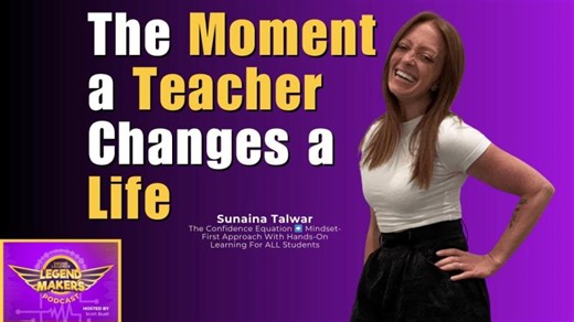 The Moment a Teacher Changes a Life | Legend Makers Podcast with Sunaina Talwar | Drone Legends