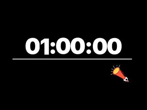 1 Hour - TIMER & ALARM - 1080p - COUNTDOWN #timer #time #countdown #viral