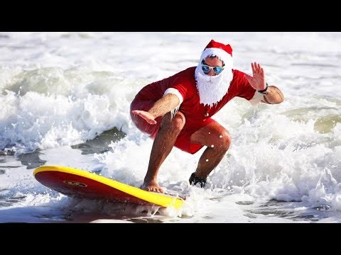 LIVE Cocoa Beach: Santas Swap Sleighs for Surfboards at Florida’s Iconic Surfing Santas | AQ15