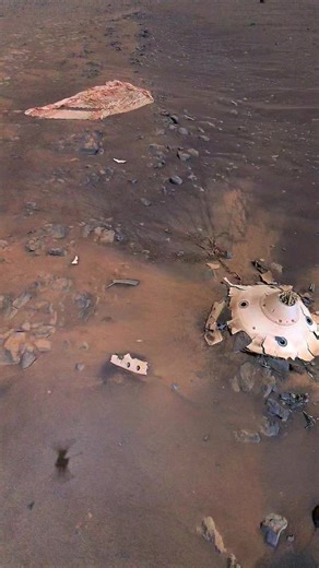 Something appears to have crashed on the surface of Mars, leaving an unusual mark on the rocky ground.The shape and surrounding debris suggest a high-speed impact.Scientists say it could be a small asteroid, meteorite, or even space debris hitting the planet.Mars has a thin atmosphere, so objects from space can strike the surface more easily than on Earth. Another reminder that Mars is still an active and mysterious world. 🔴💥✨ #space #spacex #nasa #fblifestyle | Space Journey