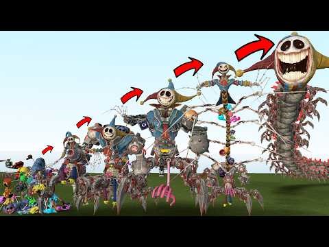 NEW EVOLUTION OF PROTOTYPE WORM ALL PHASES POPPY PLAYTIME CHAPTER 5 In Garry's Mod!