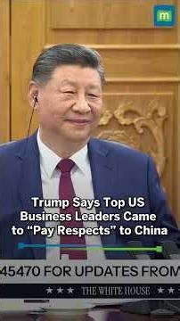 Trump Calls Xi A “Great Leader” During High-Stakes Beijing Summit