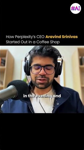 From Café To $20B: How Perplexity AI Was Built | Hashtag AI #viral #shorts #aravindsrinivas