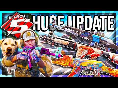 HUGE CS2 SEASON 5 ARMORY UPDATE (NEW SKINS AND MAPS)