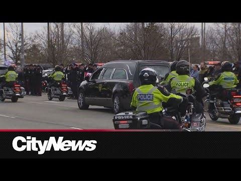 OPP procession held for sergeant killed in motorcycle crash