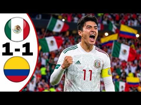 Mexico vs Colombia 1-1 - All Goals & Highlights - 2026