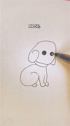 Let's Draw a Puppy 🐶 with Numbers 🔢 🎨