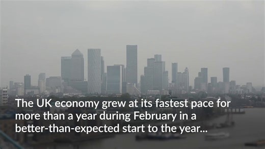 UK economy grew faster than expected before Iran war