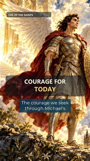 Courage for Ordinary Battles | St. Michael the Archangel #Shorts
