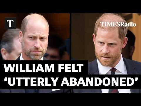 Prince William Felt ‘Utterly Abandoned’ By Prince Harry | Andrew Morton