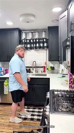 Hidden Speaker Plays "I Feel Good"… He Goes With It 😂