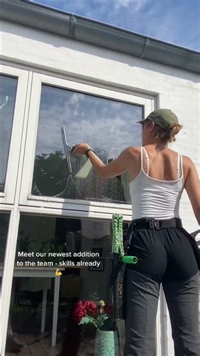 😮 Window Cleaning ASMR Magic | Dirty Glass to Mirror Shine ✨