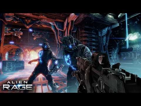 INTENT TO KILL . ALIEN RAGE CINEMATIC Walkthrough PART 12 . MISSION : GATEWAY . LVL BRUTAL.