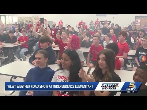 WLWT takes Weather Road Show to Butler County elementary school