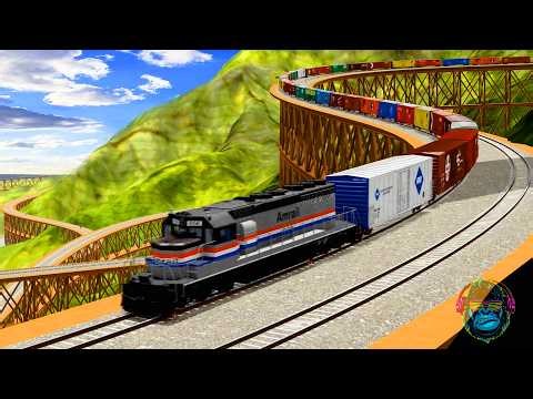 Oddly Satisfying Railroad Accidents Derailments ✅ BEAMNG.Drive LIVE STREAM