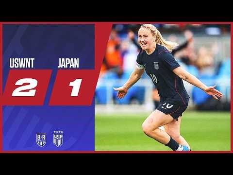 USA Win First of Three vs. Japan | USWNT 2 - 1 Japan | Official Highlights