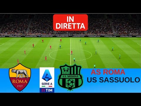 .🔴 LIVE: Roma vs Sassuolo Match | Serie A 2025–2026 | Full Match Simulation