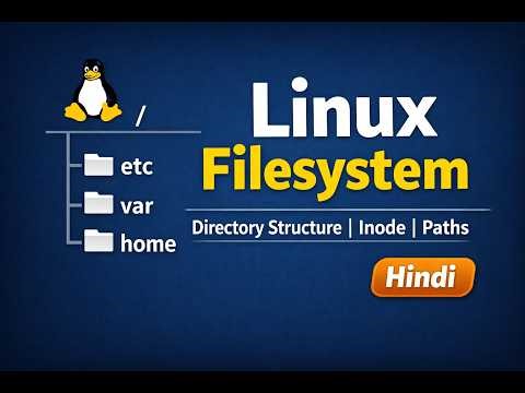 Linux Filesystem Explained (Hindi) | Directory Structure, Inode & Paths