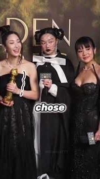 No wonder only EJAE on stage accepting the award-no one realizes that the other two had already
