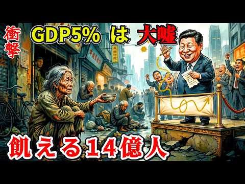 【制御不能】「ご飯を食べさせて…」高齢者が路上へ。GDP5%成長の裏で自滅する中国経済の末路