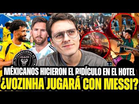 Mexicanos dando pena afuera de Hotel de Inglaterra-Vozinha se va al Inter Miami con MESSI??